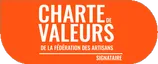 Charte de valeurs de la Fédération des Artisans – signataire