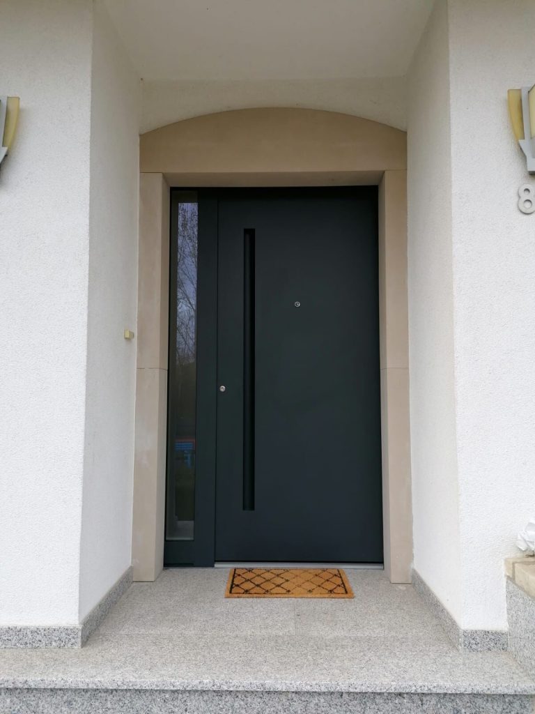 Réalisation porte d’entrée – Fermé-Lux Luxembourg