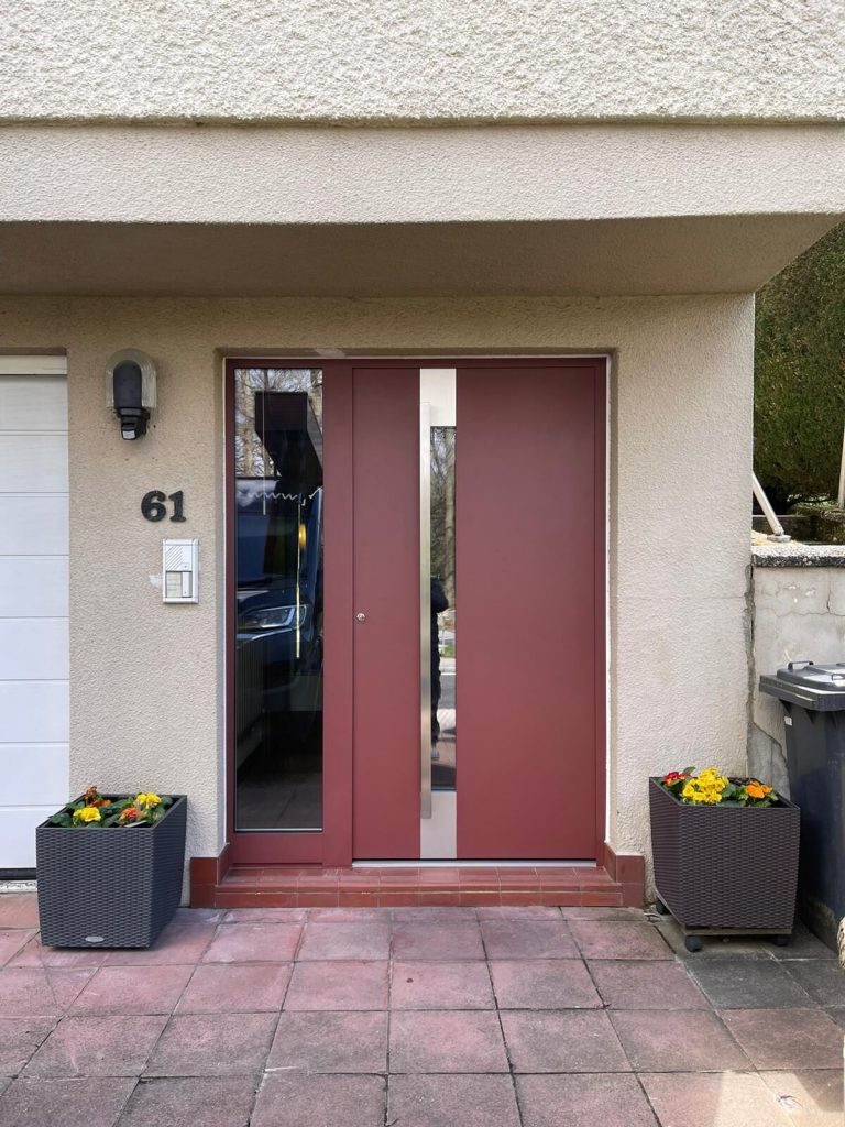 Réalisation porte d’entrée – Fermé-Lux Luxembourg