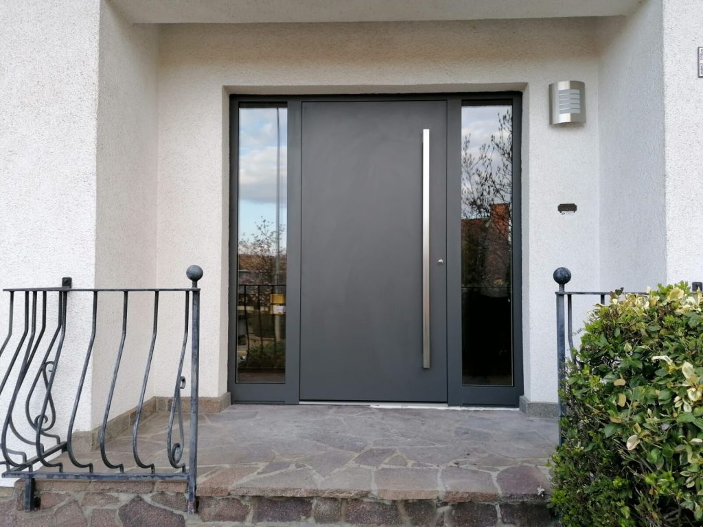 Réalisation porte d’entrée – Fermé-Lux Luxembourg