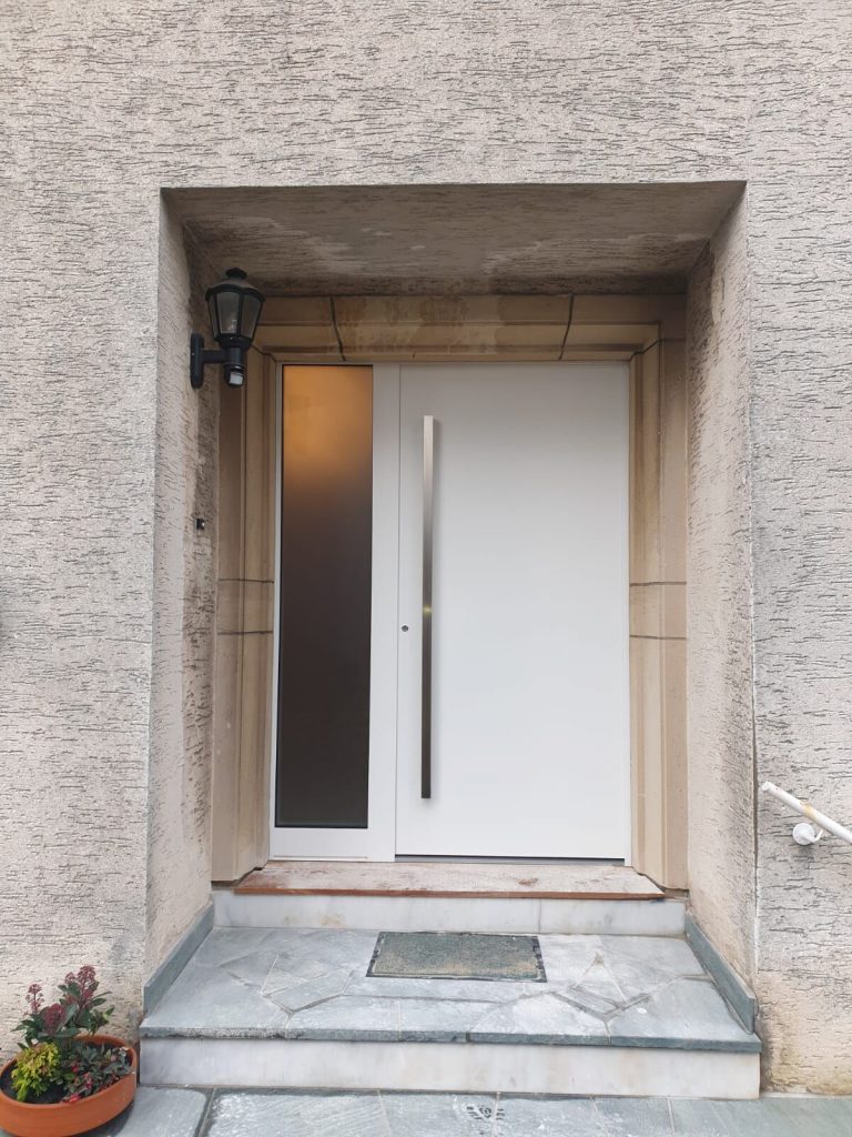Réalisation porte d’entrée – Fermé-Lux Luxembourg