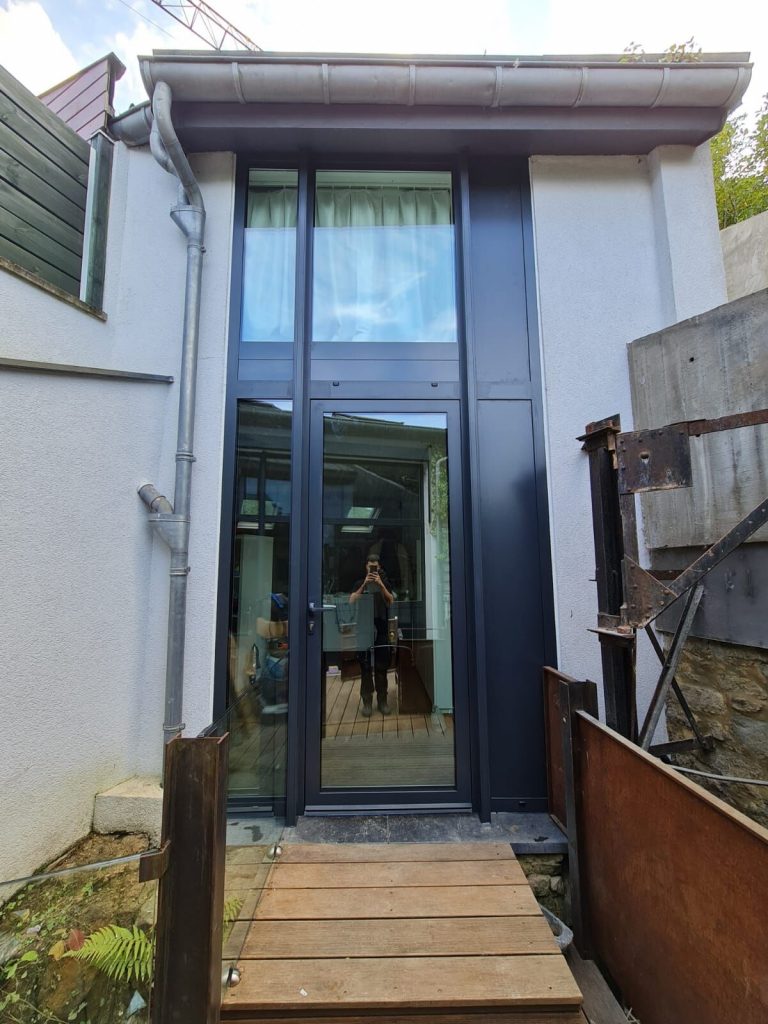 Réalisation porte d’entrée – Fermé-Lux Luxembourg