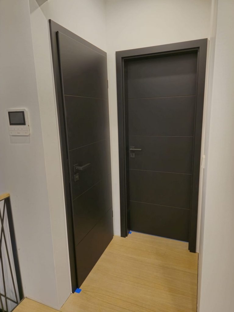 Réalisation porte d’entrée – Fermé-Lux Luxembourg