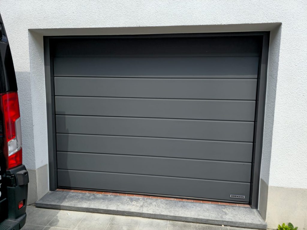 Réalisation porte de garage – Fermé-Lux Luxembourg