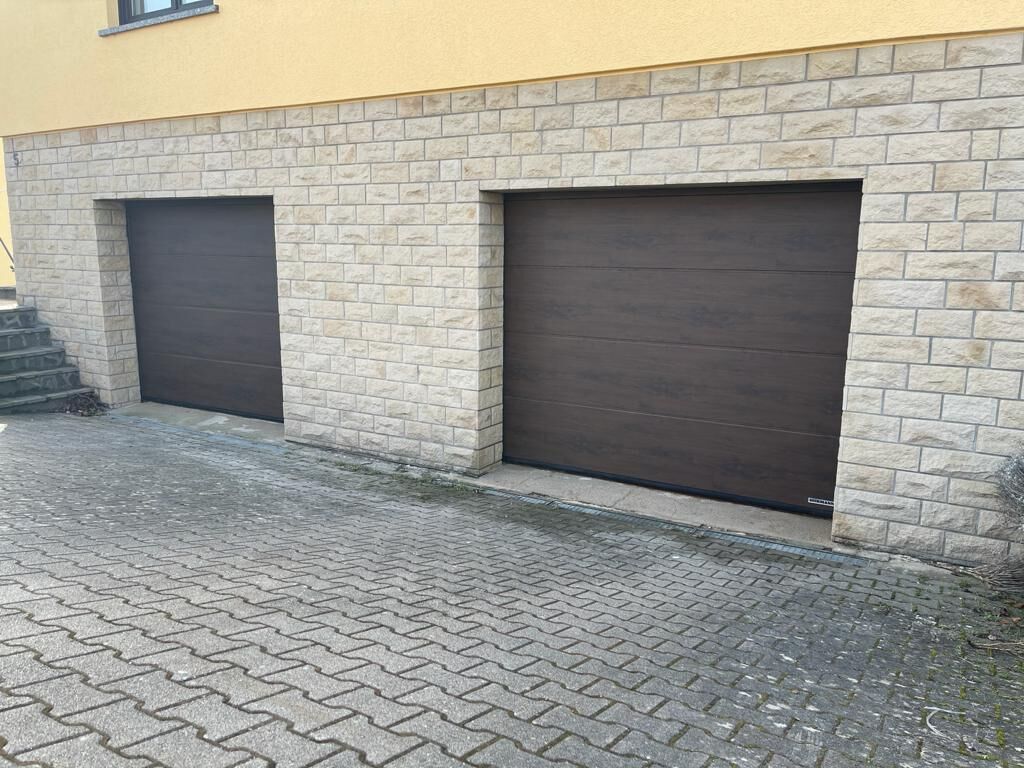 Réalisation porte de garage – Fermé-Lux Luxembourg