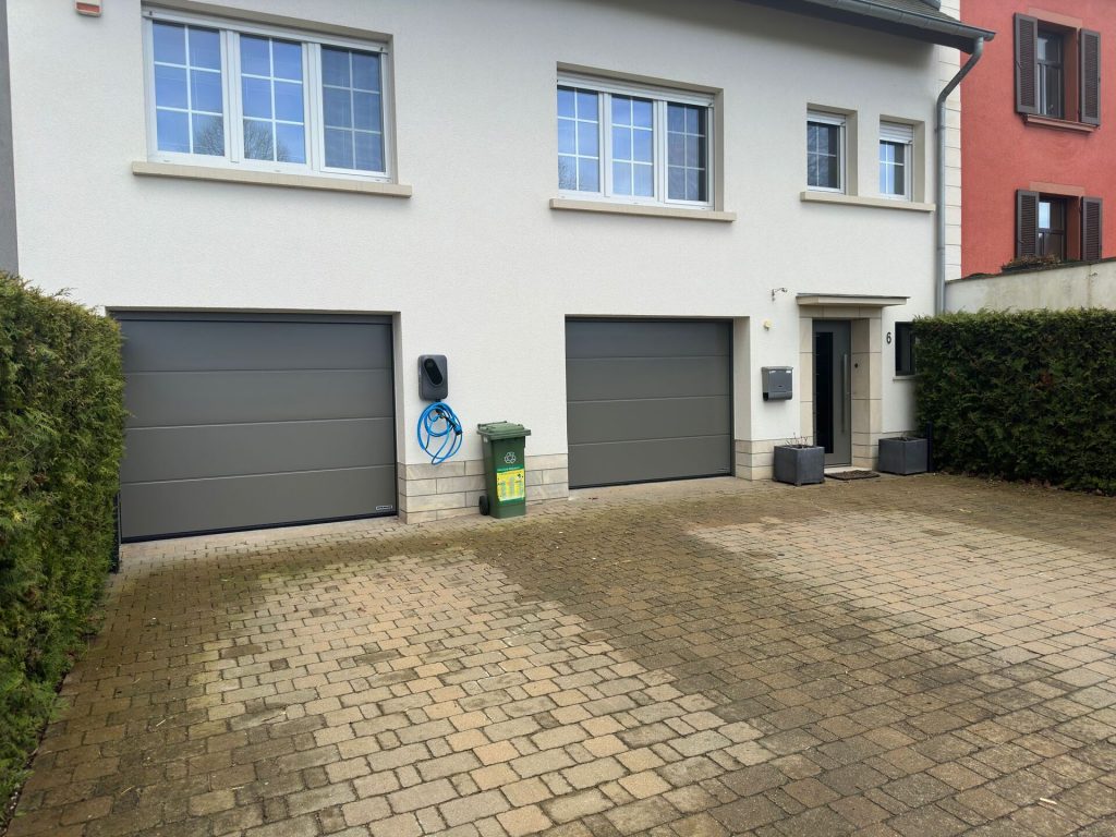 Réalisation porte de garage – Fermé-Lux Luxembourg