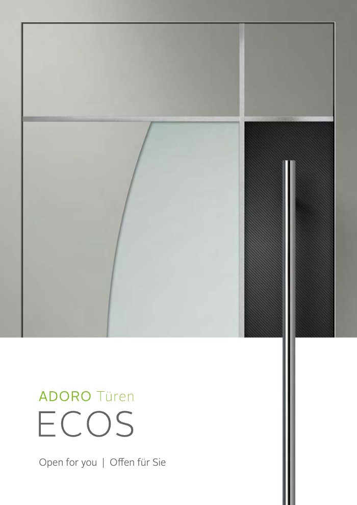Couverture du catalogue Adoro Ecos