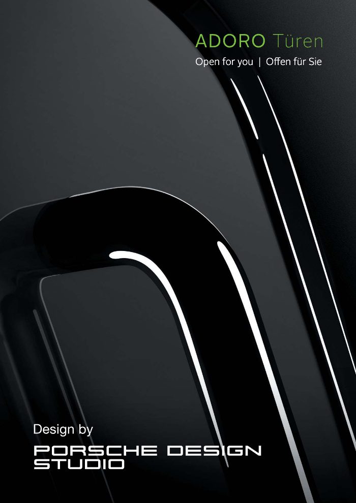 Couverture du catalogue Adoro Porsche Design