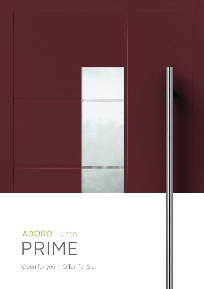 Couverture du catalogue Adoro Prime