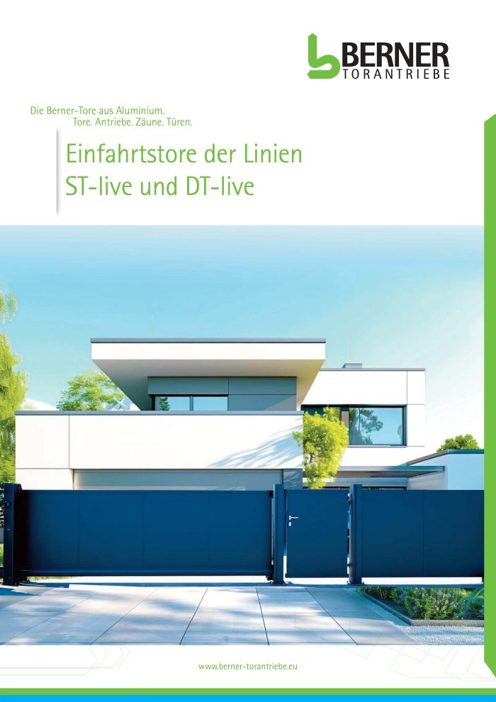 Couverture du catalogue Berner ST-live und DT-live